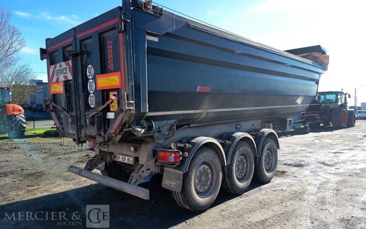 BENALU SEMI REMORQUE BENNE BASCULANTE –  3 ESSIEUX  – PTAC : 38 TONNES – ANNEE 2020  FP-939-NS