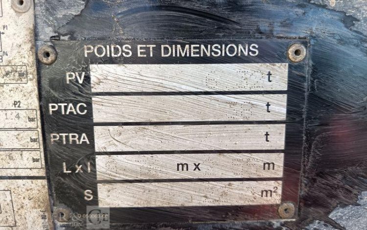 BENALU SEMI REMORQUE BENNE BASCULANTE –  3 ESSIEUX  – PTAC : 38 TONNES – ANNEE 2020  FP-939-NS