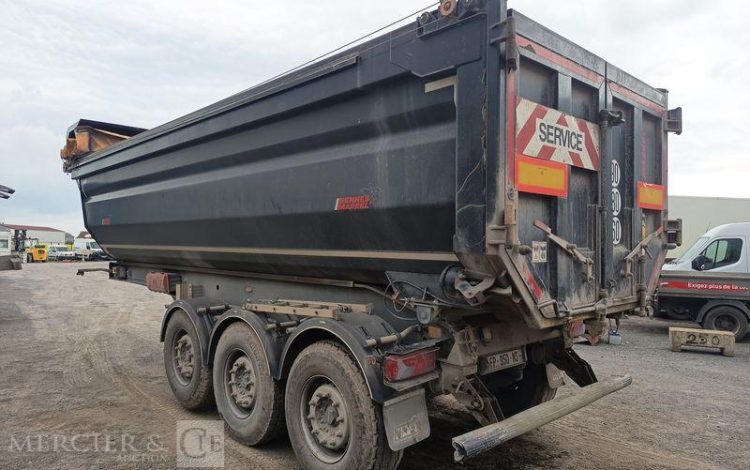 BENALU SEMI BENNE BASCULANTE – 3 ESSIEUX – PTAC 39 TONNES  – ANNEE 2020  FP-950-NS