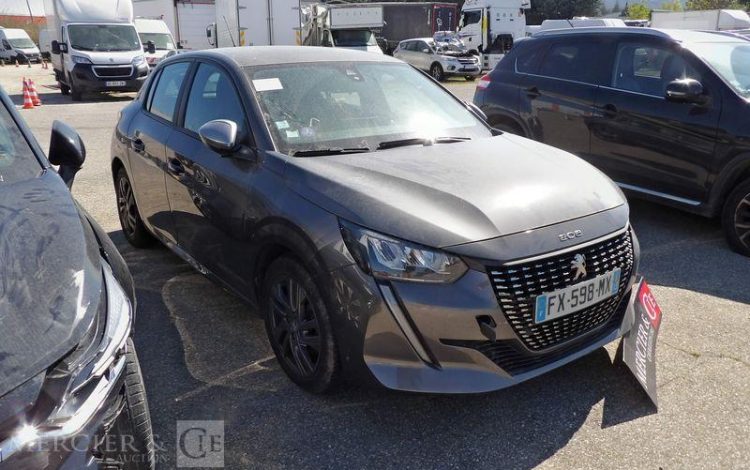 PEUGEOT 208 1.2 PURETECH 100ch GRIS FX-598-MX