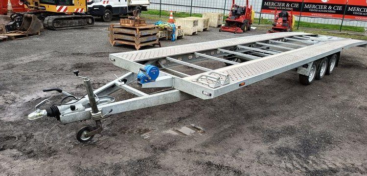 PHOENIX REMORQUE PORTE VOITURE 3 ESSIEUX – PTAC : 3,5T- POUR PIECE SANS CARTE GRISE  GN-860-AG