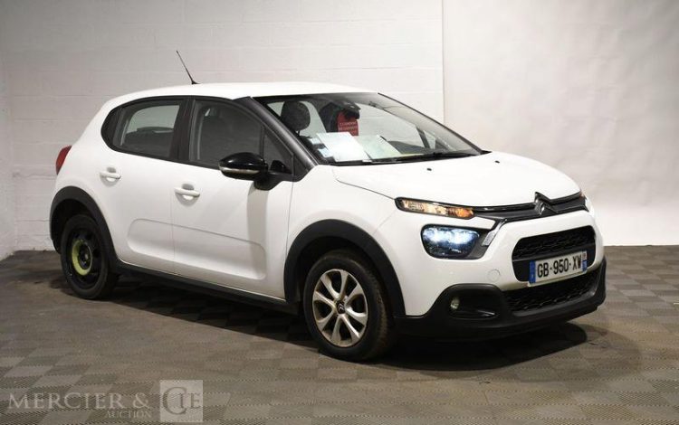 CITROEN C3 SOCIETE 1.5 BLUEHDI 100ch FEEL BLANC GB-950-XW