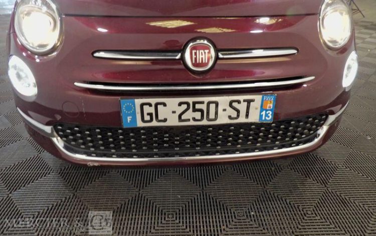 FIAT 500 HYBRID BORDEAUX GC-250-ST