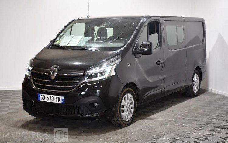 RENAULT TRAFIC CABINE APPROFONDIE 2.0 DCI 170ch 1T2 L2H1 GRAND-CONFORT EDC NOIR GD-513-YK