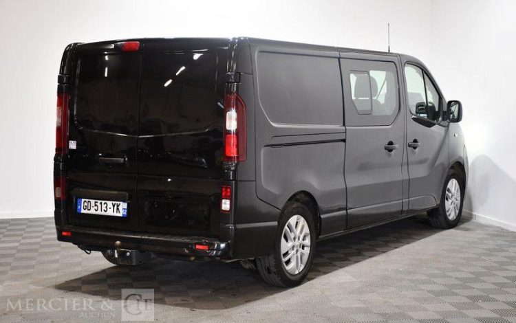 RENAULT TRAFIC CABINE APPROFONDIE 2.0 DCI 170ch 1T2 L2H1 GRAND-CONFORT EDC NOIR GD-513-YK
