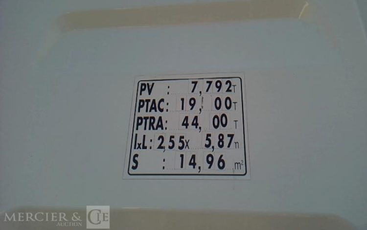 MAN TRACTEUR TGX 18.510 4X2 PTAC19T BLANC GK-377-ZJ