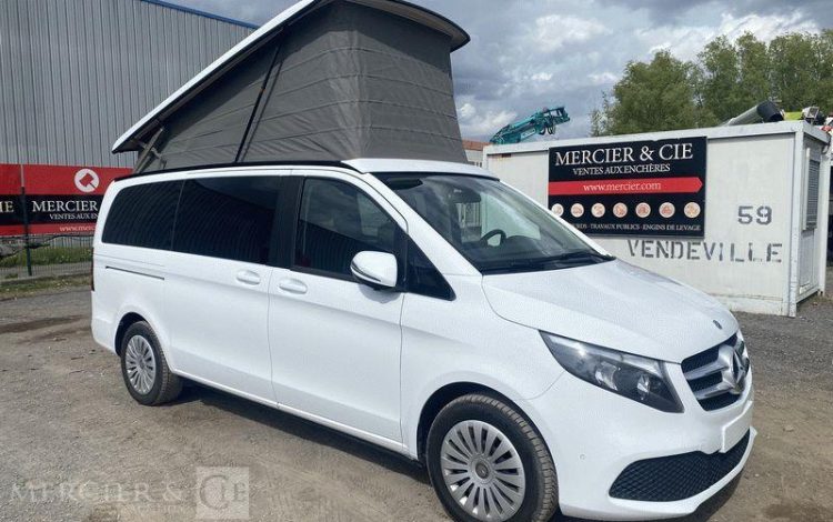 MERCEDES CLASSE V MARCO POLO – DIESEL – 111335 KMS – ANNEE 2022 BLANC MHYS10