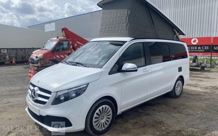 MERCEDES CLASSE V MARCO POLO – DIESEL – 111335 KMS – ANNEE 2022 BLANC MHYS10