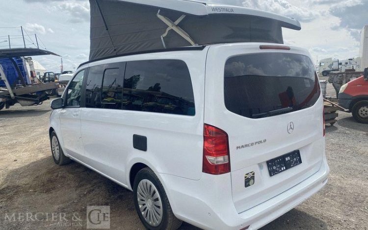 MERCEDES CLASSE V MARCO POLO – DIESEL – 111335 KMS – ANNEE 2022 BLANC MHYS10
