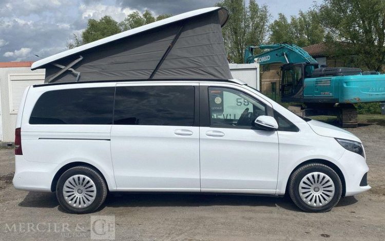 MERCEDES CLASSE V MARCO POLO – DIESEL – 111335 KMS – ANNEE 2022 BLANC MHYS10