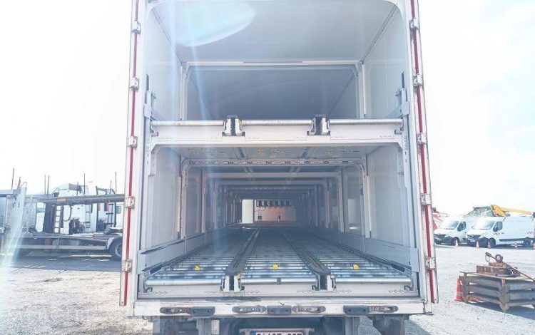 WEKA SEMI REMORQUE A RAIL COULISSANT DOUBLE ETAGE –  2 ESSIEUX – ANNEE 2018  QAGT603