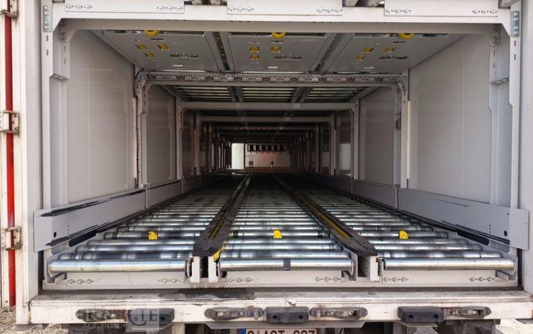 WEKA SEMI REMORQUE A RAIL COULISSANT DOUBLE ETAGE –  2 ESSIEUX – ANNEE 2018  QAGT603