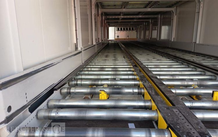 WEKA SEMI REMORQUE A RAIL COULISSANT DOUBLE ETAGE –  2 ESSIEUX – ANNEE 2018  QAGT603