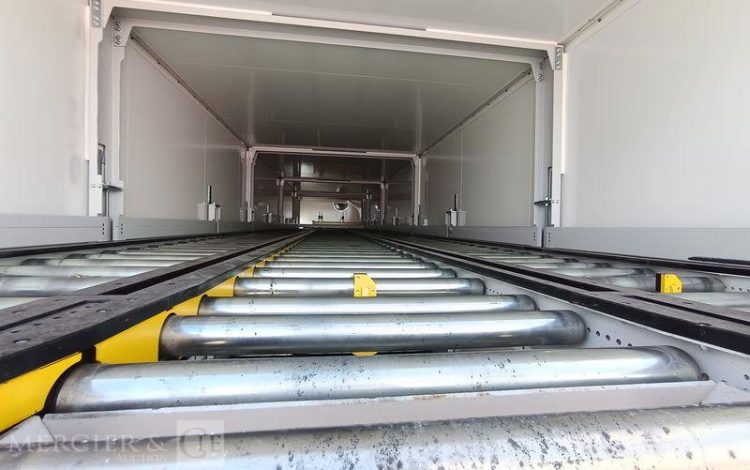 WEKA SEMI REMORQUE A RAIL COULISSANT DOUBLE ETAGE –  2 ESSIEUX – ANNEE 2018  QAGT603