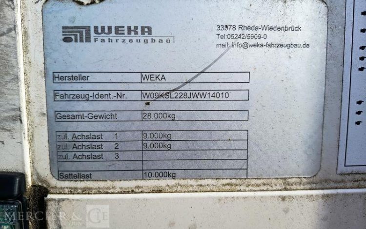 SEMI REMORQUE 2 ESSIEUX  QAHB069