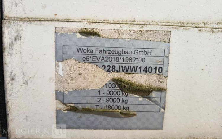 SEMI REMORQUE 2 ESSIEUX  QAHB069