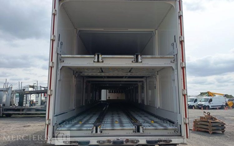 WEKA SEMI REMORQUE A RAIL COULISSANT DOUBLE ETAGE –  2 ESSIEUX – ANNEE 2018  QAHE603