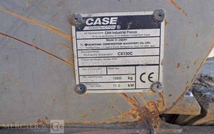 CASE PELLE SUR CHENILLES 13T CX 130 C AN 2014 –  162698