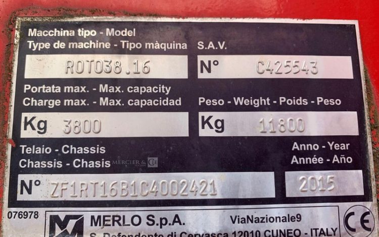 MERLO ROTO38.16  K860H001