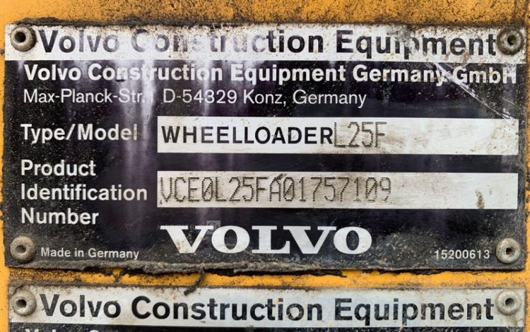VOLVO L25F  H224G014