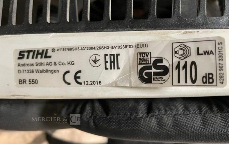 STIHL BR550  SOU010305