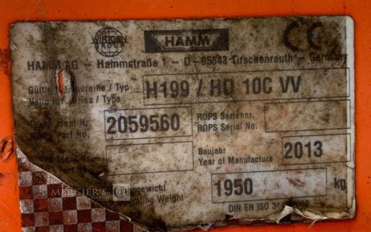 HAMM H199/HD 10C VV  ROU747002