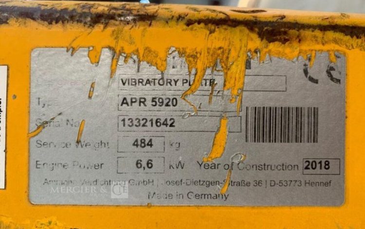 AMMANN APR5920  PLA010397