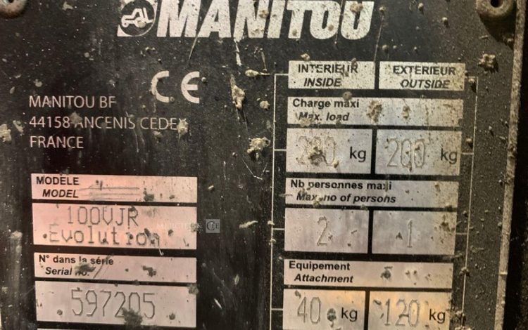 MANITOU 100VJR EVOLUTION  ELE010229