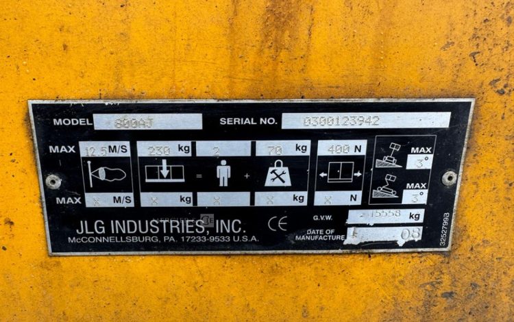 JLG 800AJ  3250