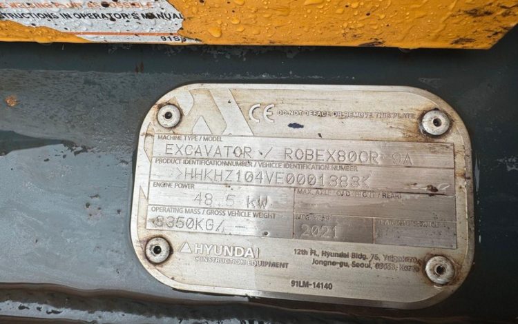 HYUNDAI ROBEX80CR-9A  MP655