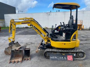KOMATSU MINI PELLE PC24MR-5 SUR CHENILLES – 2,5 TONNES – DIESEL – 202 HEURES -ANNEE 2024  20574
