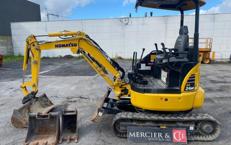 KOMATSU MINI PELLE PC24MR-5 SUR CHENILLES – 2,5 TONNES – DIESEL – 202 HEURES -ANNEE 2024  20574
