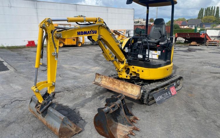 KOMATSU MINI PELLE PC24MR-5 SUR CHENILLES – 2,5 TONNES – DIESEL – 202 HEURES -ANNEE 2024  20574
