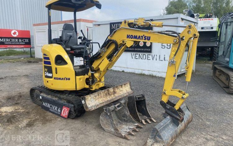 KOMATSU MINI PELLE PC24MR-5 SUR CHENILLES – 2,5 TONNES – DIESEL – 202 HEURES -ANNEE 2024  20574