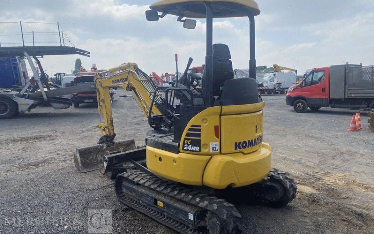 KOMATSU MINI PELLE PC24MR-5 SUR CHENILLES – 2,5 TONNES – DIESEL – 202 HEURES -ANNEE 2024  20574