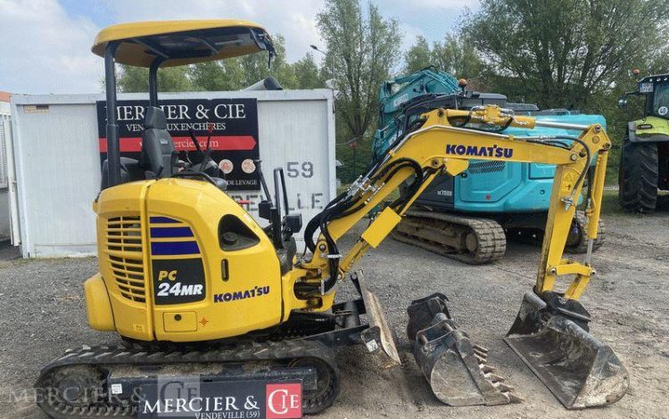 KOMATSU MINI PELLE PC24MR-5 SUR CHENILLES – 2,5 TONNES – DIESEL – 202 HEURES -ANNEE 2024  20574
