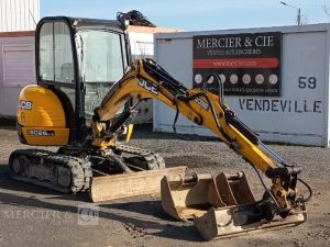 JCB MINIPELLE 8026CT SUR CHENILLES DIESEL – 3 TONNES – 1296 HEURES – ANNEE 2023  3291658