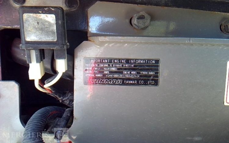 YANMAR VIO50-U MINIPELLE 5T ANNEE 2016 – 4653 HEURES  9669