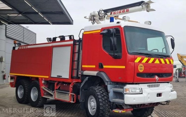 THOMAS 6X6 RENAULT-THOMAS SIDES FIRE TRUCK CREW CABIN EURO 2 – ANNEE 1998  CT-807-HS