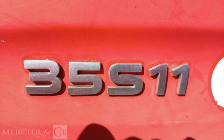 IVECO DAILY 35S AVEC NACELLE MULTITEL MX170 17M – 3391 HEURES – 75949 KMS – ANNEE 2013 ROUGE CY-352-KD