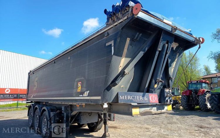 BENALU SEMI BENNE BASCULANTE 3 ESSIEUX – PTAC 39 TONNES – ANNEE 2015  DP-696-PE