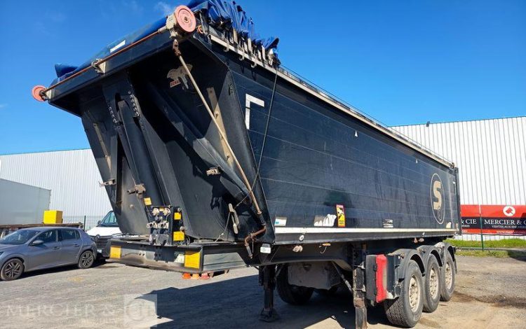 BENALU SEMI BENNE BASCULANTE 3 ESSIEUX – PTAC 39 TONNES – ANNEE 2015  DP-696-PE