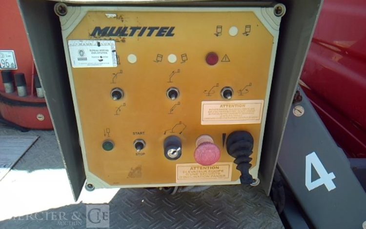 MULTITEL DAILY 35-110  NACELLE SUR VL MULTITEL 160 ALU 16M AN2016 106452KM ROUGE EA-952-KN