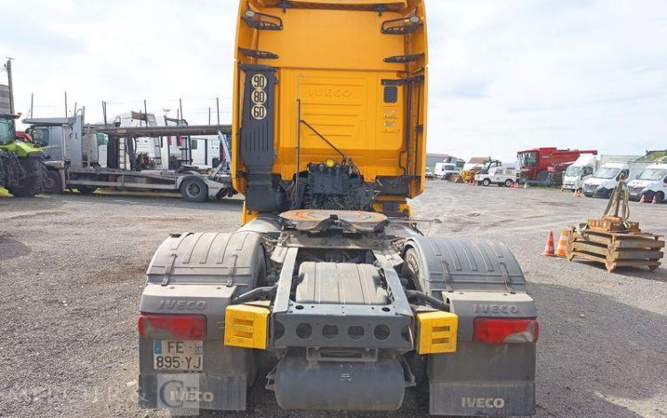 IVECO STRALIS 460 NP – GAZ – PTRA : 44 TONNES – 282533 KMS – ANNEE 2019 JAUNE FE-895-YJ