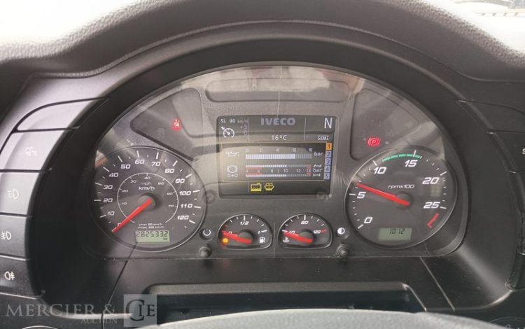IVECO STRALIS 460 NP – GAZ – PTRA : 44 TONNES – 282533 KMS – ANNEE 2019 JAUNE FE-895-YJ