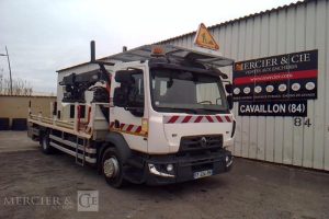 RENAULT D12 FOREUSE TREUIL  RISA GT2 3983H 4X2 PTAC 11T990 BLANC FF-224-PB