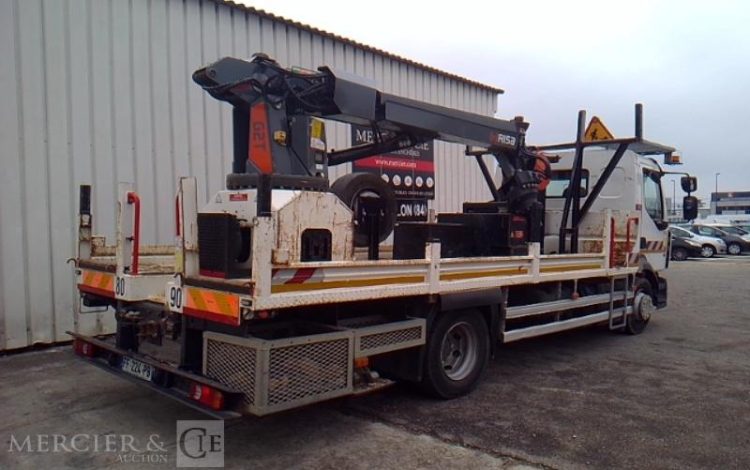 RENAULT D12 FOREUSE TREUIL  RISA GT2 3983H 4X2 PTAC 11T990 BLANC FF-224-PB