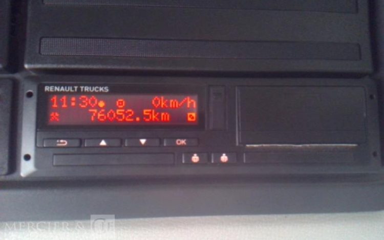 RENAULT D12 FOREUSE TREUIL  RISA GT2 3983H 4X2 PTAC 11T990 BLANC FF-224-PB