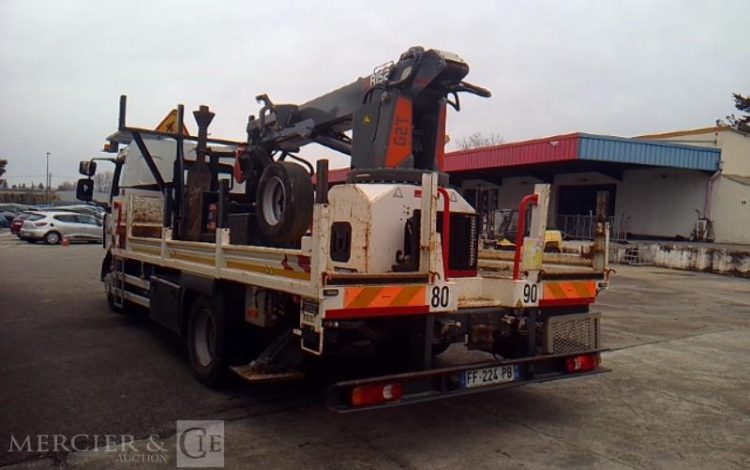 RENAULT D12 FOREUSE TREUIL  RISA GT2 3983H 4X2 PTAC 11T990 BLANC FF-224-PB