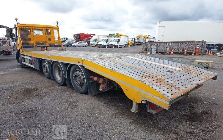 IVECO STRALIS 420 PORTE ENGIN DIESEL – PTAC : 32,25 TONNES – 264376 KMS – ANNEE 2019 JAUNE FG-240-YL